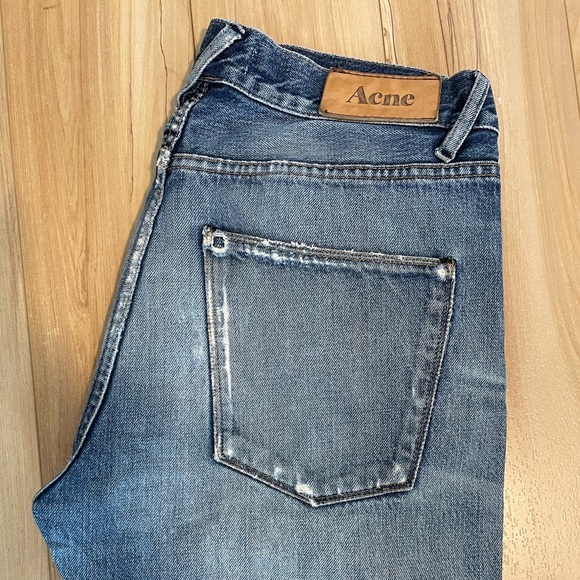 ACNE Moc Hurry ripped straight jeans size 30/32 - Picture 1 of 13